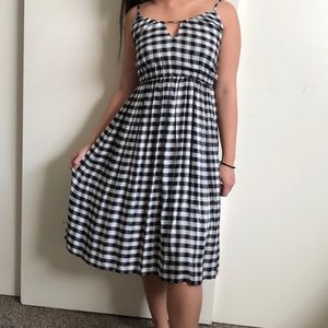 Volcom plaid flowy dress